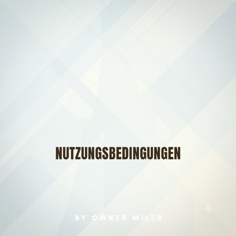 Titelbild der Nutzungsbedingungen, der Hintergrund besteht aus einem neutralen Muster.